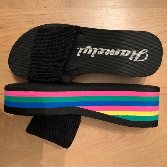 Urban Outfitters🌈Platform Wedge Sandals - Picture 2 of 8